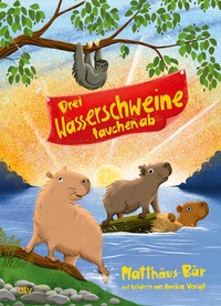 Bild vergrößern Bild: Drei Wasserschweine tauchen ab - dtv
