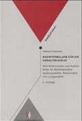 Cover: Basisformulare f&uuml;r die Anwaltskanzlei - Deutscher Anwaltverlag