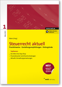 Abbildung von: Steuerrecht aktuell 1/2015 - NWB