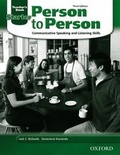 Cover: Person to Person, Third Edition Starter: Teacher's Book - Oxford University Press