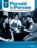 Cover: Person to Person, Third Edition Level 1: Teacher's Book - Oxford University Press