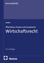 Cover: Öffentliches, Privates und Europäisches Wirtschaftsrecht - Nomos