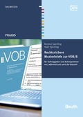 Cover: Rechtssichere Musterbriefe zur VOB/B - DIN Media