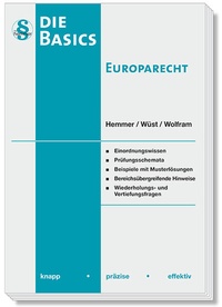 Bild vergrößern Bild: Basics Europarecht - Hemmer-Wüst