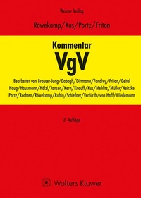 Enlarge image Cover: Kommentar VgV - Werner
