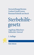 Cover: Gesetz zur Gew&auml;hrleistung selbstbestimmten Sterbens und zur Suizidpr&auml;vention - Mohr Siebeck