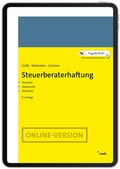 Cover: Steuerberaterhaftung - NWB