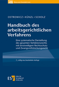 Cover: Handbuch des arbeitsgerichtlichen Verfahrens - Erich Schmidt Verlag