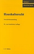 Cover: Haushaltsrecht - C.F. M&uuml;ller