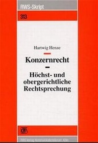 Enlarge image Cover: Konzernrecht - RWS