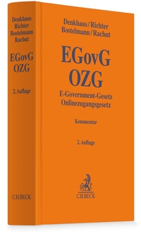 Enlarge image Cover: E-Government-Gesetz / Onlinezugangsgesetz: EGovG / OZG - C.H.BECK