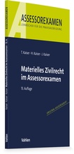 Cover: Materielles Zivilrecht im Assessorexamen - Vahlen