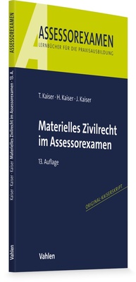 Enlarge image Cover: Materielles Zivilrecht im Assessorexamen - Vahlen