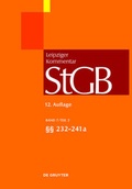 Cover: Strafgesetzbuch. Leipziger Kommentar - De Gruyter