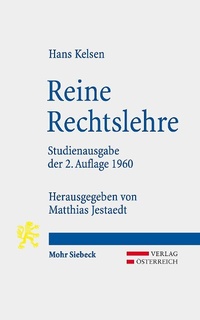 Abbildung von: Reine Rechtslehre - Mohr Siebeck