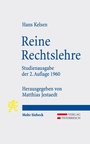 Cover: Reine Rechtslehre - Mohr Siebeck
