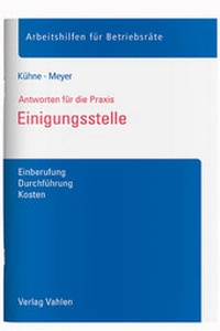 Enlarge image Cover: Einigungsstelle - Vahlen