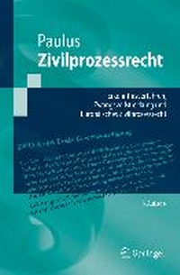 Abbildung von: Zivilprozessrecht - Springer