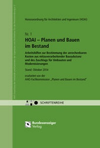 Abbildung von: HOAI - Planen und Bauen im Bestand - Reguvis Fachmedien