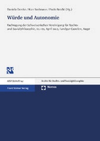 Enlarge image Cover: Würde und Autonomie - Nomos