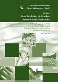 Abbildung von: Handbuch des Sächsischen Umweltinformationsrechts - SV SAXONIA