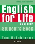 Cover: English for Life: Beginner: Student's Book - Oxford University Press