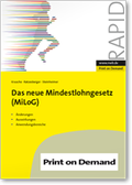 Cover: Das neue Mindestlohngesetz (MiLoG) - NWB