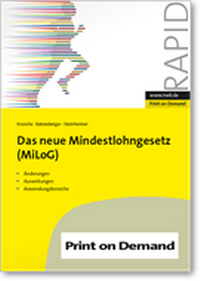 Abbildung von: Das neue Mindestlohngesetz (MiLoG) - NWB