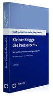 Cover: Kleiner Knigge des Presserechts - Nomos