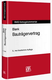 Enlarge image Cover: Bauträgervertrag - RWS