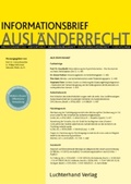 Cover: Informationsbrief Ausl&auml;nderrecht (IAR) - Luchterhand