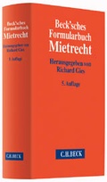 Cover: Beck`sches Formularbuch Mietrecht - C.H.BECK