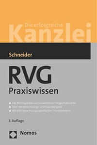 Bild vergrößern Bild: RVG Praxiswissen - Nomos