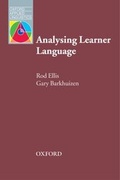 Cover: Analysing Learner Language - Oxford University Press
