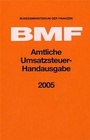 Bild: Amtliche Umsatzsteuer-Handausgabe 2005 - Stollfu&szlig;