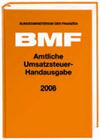 Abbildung von: Amtliche Umsatzsteuer-Handausgabe 2008 - Stollfuß