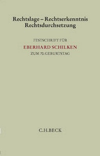 Abbildung von: Rechtslage - Rechtserkenntnis - Rechtsdurchsetzung - C.H.BECK