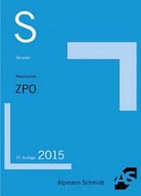 Abbildung von: Skript ZPO - Alpmann Schmidt