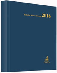 Abbildung von: Beck'scher Juristen-Kalender 2016 - C.H.BECK