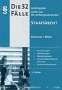 Bild: Die 32 wichtigsten F&auml;lle zum Staatsrecht - Hemmer-W&uuml;st