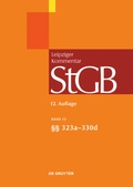 Cover: Strafgesetzbuch. Leipziger Kommentar - De Gruyter