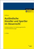 Cover: Ausl&auml;ndische K&uuml;nstler und Sportler im Steuerrecht - NWB
