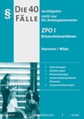 Abbildung von: Die 40 wichtigsten Fälle ZPO I - Erkenntnisverfahren  - Hemmer-Wüst