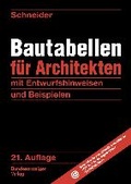 Cover: Schneider - Bautabellen f&uuml;r Architekten - Reguvis Fachmedien