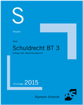 Cover: Skript Schuldrecht BT 3 - Alpmann Schmidt