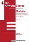 Cover: AnwaltsBasics Mediation - hemmerVerlag f&uuml;r Anw&auml;lte
