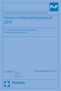 Enlarge image Cover: Forum Unternehmenskauf 2014 - Nomos