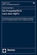 Cover: Die Prospektpflicht nach dem WpPG - Nomos