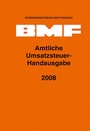 Bild: Amtliche Umsatzsteuer-Handausgabe 2008 - Erich Schmidt Verlag