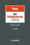 Cover: Der Arbeitsvertrag - Otto Schmidt Verlag